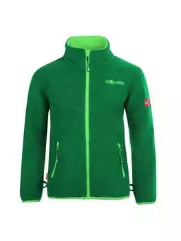 Флисовая куртка Trollkids Oppdal XT, цвет dark green