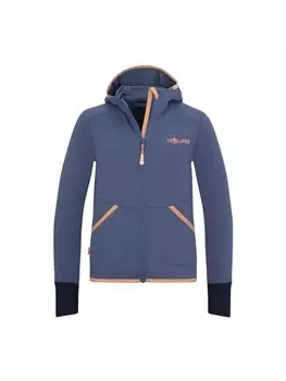 Флисовая куртка Trollkids Saltfjord, цвет lotus blue/dahlia