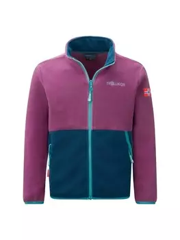 Флисовая куртка Trollkids Storfjord, цвет bright berry