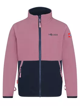 Флисовая куртка Trollkids Storfjord, розовый