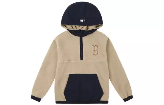 Флисовая куртка унисекс цвета слоновой кости Mlb, кремовый