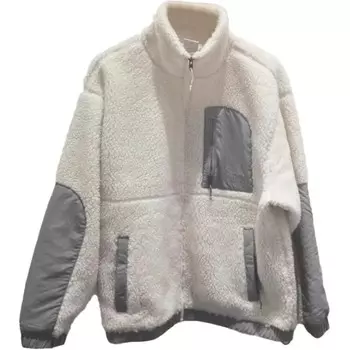 Флисовая куртка унисекс цвета слоновой кости The North Face, кремовый