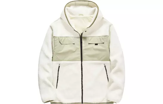 Флисовая куртка унисекс Hotsuit, цвет Quiet White/Oxford Yellow