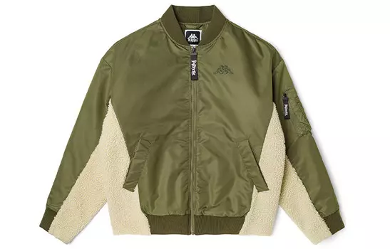 Флисовая куртка унисекс Kappa, цвет Winter Moss Green - 3709
