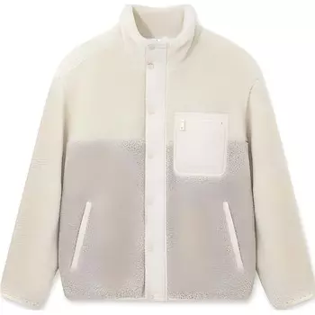 Флисовая куртка унисекс пшеничного цвета Le Coq Sportif, цвет Wheat