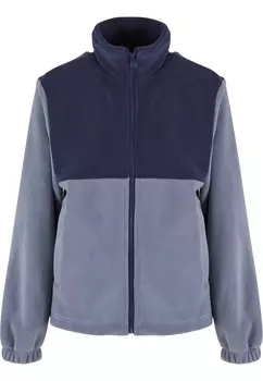 Флисовая куртка Urban Classics, цвет Indigo/Dusty blue