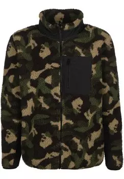 Флисовая куртка Urban Classics, цвет wood camo