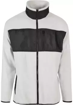 Флисовая куртка URBAN CLASSICS " Urban Classics Men's Patched Micro Fleece Jacket" (1 шт.), без капюшона, серый