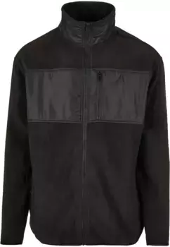 Флисовая куртка URBAN CLASSICS " Urban Classics Men's Patched Micro Fleece Jacket" (1 шт.), без капюшона, черный