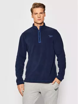Флисовая куртка узкого кроя Reebok, синий