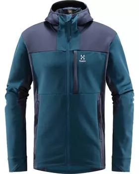 Флисовая куртка vassi со средним капюшоном Haglfs, синий