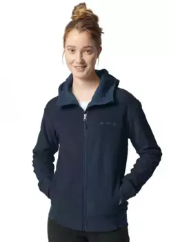 Флисовая куртка VAUDE "WOMEN'S NEYLAND FLEECE HOODY", с капюшоном, цвет Dark Sea