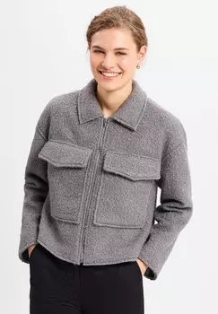 Флисовая куртка VIDAPHNE VILA, серый