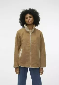 Флисовая куртка Vmlune Vero Moda, цвет tan