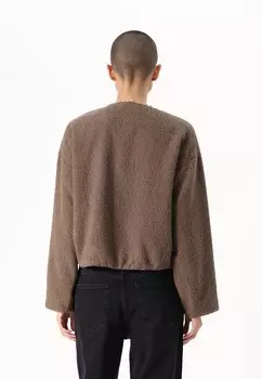 Флисовая куртка VMTAYLOR JACKET Vero Moda Petite, коричневый