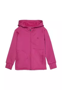 Флисовая куртка W. HOOD Color Kids, цвет vivacious