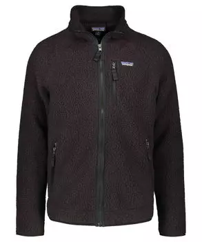Флисовая куртка в стиле ретро с ворсом Patagonia, черный