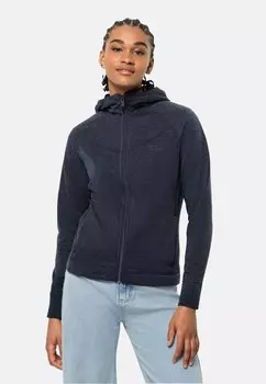 Флисовая куртка WALDSEE HOODED Jack Wolfskin, цвет night blue