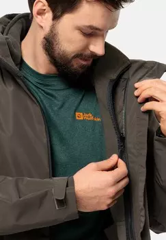 Флисовая куртка WALDSTEIG FZ Jack Wolfskin, коричневый