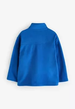 Флисовая куртка WITH POCKETS, REGULAR FIT Next, синий
