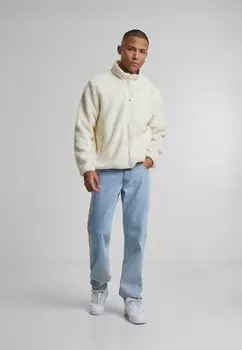 Флисовая куртка WITH STAND UP COLLAR Urban Classics, молочный