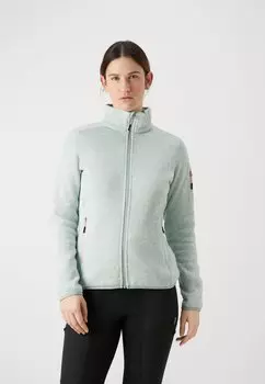 Флисовая куртка WOMAN JACKET CMP, цвет jade/bianco