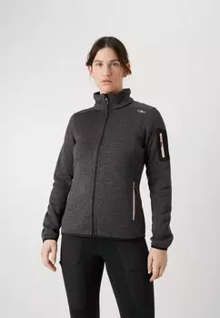 Флисовая куртка WOMAN JACKET CMP, цвет nero/rose