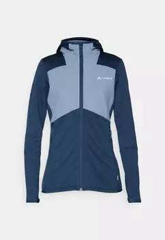 Флисовая куртка WOMEN'S MONVISO HOODED GRID FLEECE JACKET Vaude, синий