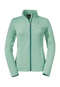 Флисовая куртка, воротник стойка, женская Schoffel, цвет Matcha Mint