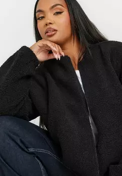 Флисовая куртка Yours Clothing, антрацит