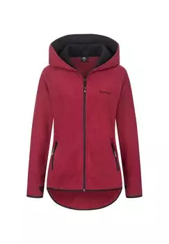 Флисовая куртка-жакет Rock Creek, цвет Weinrot