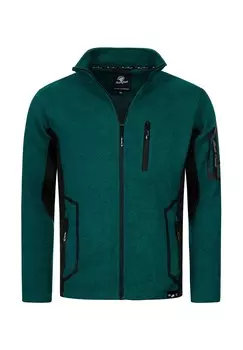 Флисовая куртка-жакет Rock Creek, темно-бирюзовый