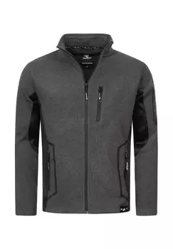 Флисовая куртка-жакет Rock Creek, темно-серый