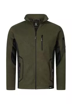 Флисовая куртка-жакет Rock Creek, темно-зеленый