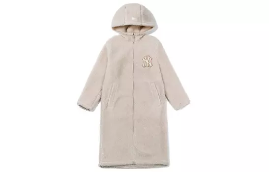 Флисовая куртка женская бежевая Mlb