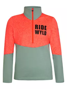 Флисовая куртка Ziener Fleecepullover Jokka, цвет Orange/Mint