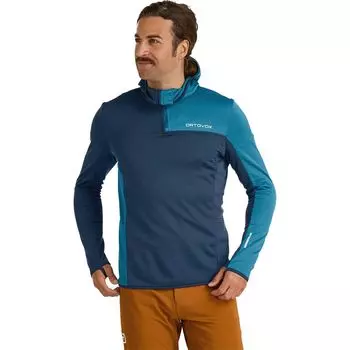 Флисовая легкая сетчатая zn куртка с капюшоном Ortovox, цвет deep ocean