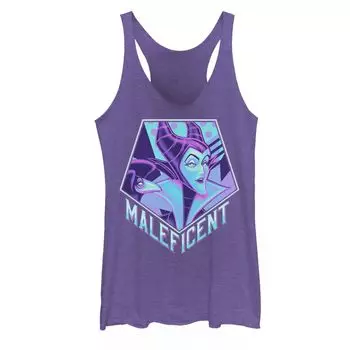 Флисовая майка в стиле поп-арт для подростков Disney's Sleeping Beauty Maleficent Licensed Character