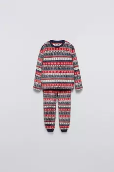 флисовая пижама greek key ZARA, красный