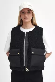 Флисовая подкладка Nyberg Boxy Borg жилет Barbour International, черный