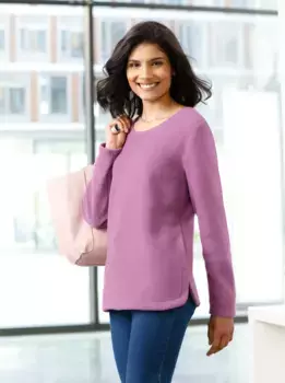 Флисовая рубашка Classic Basics "Fleece Shirt", фиолетовый