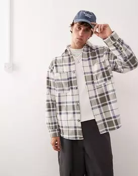 Флисовая рубашка для работы в будни цвета «крот»