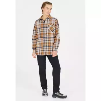 Флисовая рубашка WHISTLER "Wolfhard", мягкая и дышащая, бежевый