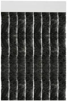 Флисовая штора 100x220 см (черно-желтая), идеальная защита от насекомых и конфиденциальности для вашего фургона/фургона, доступно множество цветов. Arsvita, черный