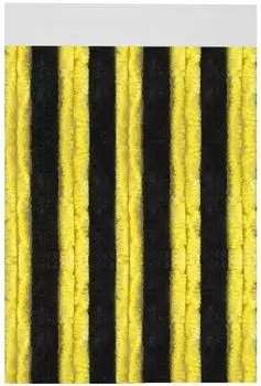 Флисовая штора 56х185см (черно-красно-желтая), идеальная защита от насекомых и конфиденциальности для вашего фургона/фургона, доступно множество цветов. Arsvita, черный