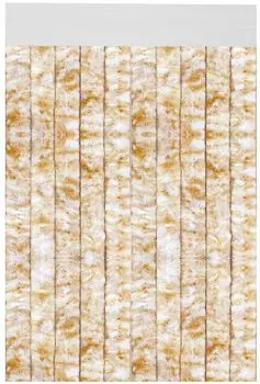 Флисовая штора 80х185 см в однотонную бежевую полоску, много цветов Arsvita