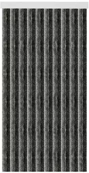 Флисовая штора 80х200 см в однотонную полоску бежево - коричневый, много цветов Arsvita, серый