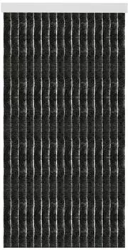 Флисовая штора 80х220 см в пестрый светло-серый - белый цвет, много цветов Arsvita, черный