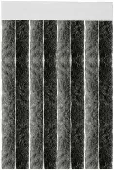 Флисовая штора 90х200 см (светло-серо-белая), идеальная защита от насекомых и конфиденциальности для вашего фургона/фургона, доступно множество цветов. Arsvita, серый