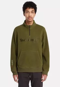 Флисовая толстовка 1/4 Zip With Polartec 200 Series Timberland, цвет dark olive